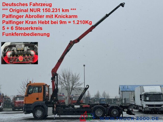 MAN TGS 26.360 Palfinger Kran 9m = 1,2t NUR 150 TKM - Kamion sa hidrauličnom kukom, Kamion sa dizalicom: slika 1 MAN TGS 26.360 Palfinger Kran 9m = 1,2t NUR 150 TKM - Kamion sa hidrauličnom kukom, Kamion sa dizalicom: slika 1