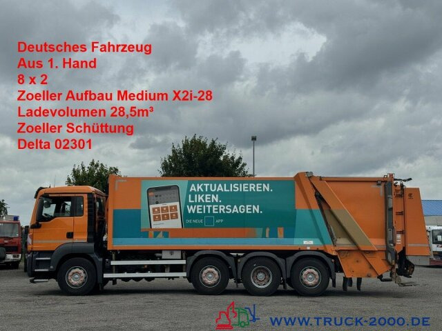 MAN TGS 35.360 8x2 Zoeller 29m³ Medium Schüttung 1.3 - Kamion za smeće: slika 1 MAN TGS 35.360 8x2 Zoeller 29m³ Medium Schüttung 1.3 - Kamion za smeće: slika 1