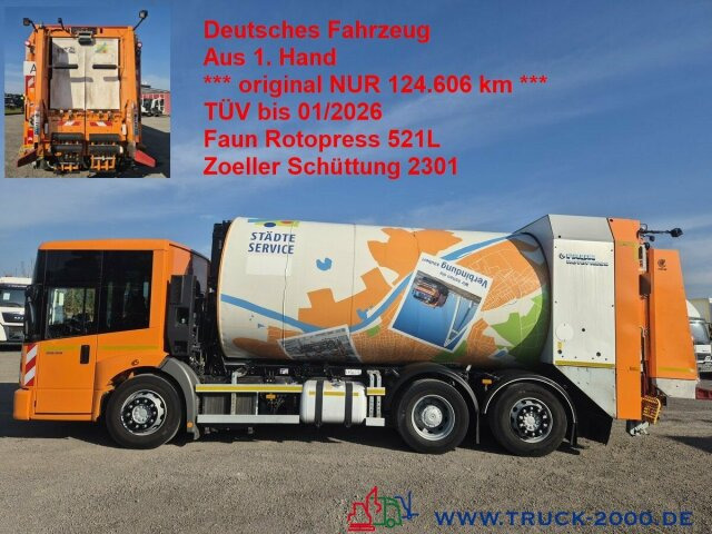Mercedes-Benz 2635 NGE Faun Rotopress 521L Zoeller Schüttung - Kamion za smeće: slika 1 Mercedes-Benz 2635 NGE Faun Rotopress 521L Zoeller Schüttung - Kamion za smeće: slika 1