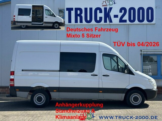 Mercedes-Benz Sprinter 213 Mixto 5 Sitzer Klima Standhzg. AHK - Mali kombi: slika 1 Mercedes-Benz Sprinter 213 Mixto 5 Sitzer Klima Standhzg. AHK - Mali kombi: slika 1