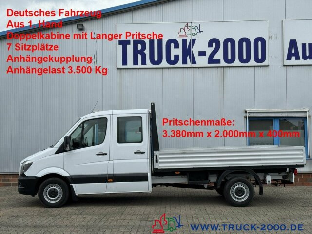 Mercedes-Benz Sprinter 316 CDI DoKa 7 Sitze AHK 3.500 Kg - Dostavno vozilo sa otvorenom sandukom, Dostavno vozilo sa duplom kabinom: slika 1 Mercedes-Benz Sprinter 316 CDI DoKa 7 Sitze AHK 3.500 Kg - Dostavno vozilo sa otvorenom sandukom, Dostavno vozilo sa duplom kabinom: slika 1
