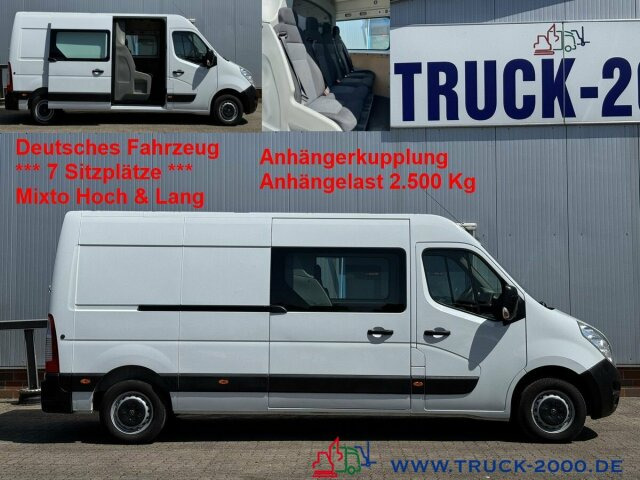 Opel Movano F3500 Mixto 7 Sitzer Hoch & Lang + AHK - Furgon: slika 1 Opel Movano F3500 Mixto 7 Sitzer Hoch & Lang + AHK - Furgon: slika 1