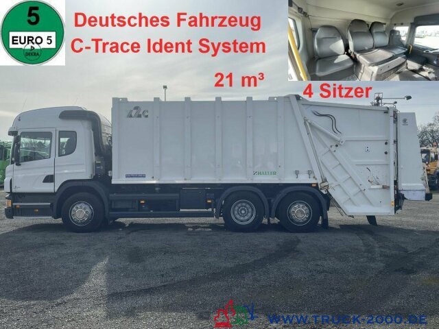 Scania P320 Haller 21m³ Schüttung C-Trace Ident.4 Sitze - Kamion za smeće: slika 1 Scania P320 Haller 21m³ Schüttung C-Trace Ident.4 Sitze - Kamion za smeće: slika 1