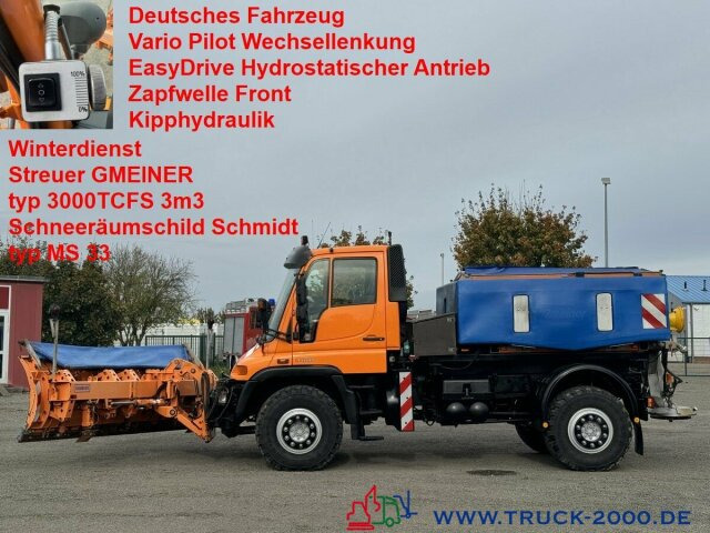 Unimog U400 Winter- Salzstreuer Schneeschild mit 231 PS - Vozilo za čišćenje snega: slika 1 Unimog U400 Winter- Salzstreuer Schneeschild mit 231 PS - Vozilo za čišćenje snega: slika 1