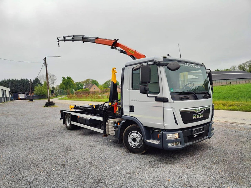 MAN TGL 12.250 City-Abroller Container + Palfinger PK5001 Remote - Kamion sa hidrauličnom kukom, Kamion sa dizalicom: slika 2 MAN TGL 12.250 City-Abroller Container + Palfinger PK5001 Remote - Kamion sa hidrauličnom kukom, Kamion sa dizalicom: slika 2