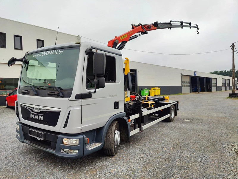 MAN TGL 12.250 Container + Palfinger PK5001 Remote - Kamion sa hidrauličnom kukom, Kamion sa dizalicom: slika 1 MAN TGL 12.250 Container + Palfinger PK5001 Remote - Kamion sa hidrauličnom kukom, Kamion sa dizalicom: slika 1