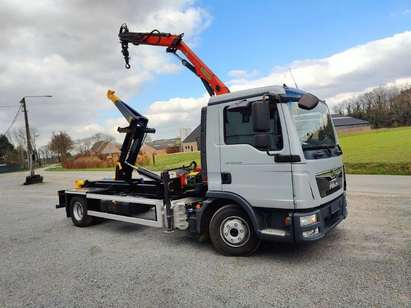 MAN TGL 12.250 Containersysteem Jimeca met kraan Palfinger PK4501 - Kamion sa hidrauličnom kukom, Kamion sa dizalicom: slika 2 MAN TGL 12.250 Containersysteem Jimeca met kraan Palfinger PK4501 - Kamion sa hidrauličnom kukom, Kamion sa dizalicom: slika 2