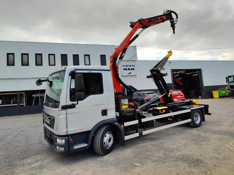 MAN TGL 12.250 Containersysteem Jimeca met kraan Palfinger PK4501 - Kamion sa hidrauličnom kukom, Kamion sa dizalicom: slika 1 MAN TGL 12.250 Containersysteem Jimeca met kraan Palfinger PK4501 - Kamion sa hidrauličnom kukom, Kamion sa dizalicom: slika 1