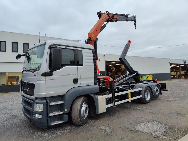 MAN TGS 26.320 Container Multilift + Kraan Palfinger PK16502 - Kamion sa hidrauličnom kukom, Kamion sa dizalicom: slika 1 MAN TGS 26.320 Container Multilift + Kraan Palfinger PK16502 - Kamion sa hidrauličnom kukom, Kamion sa dizalicom: slika 1