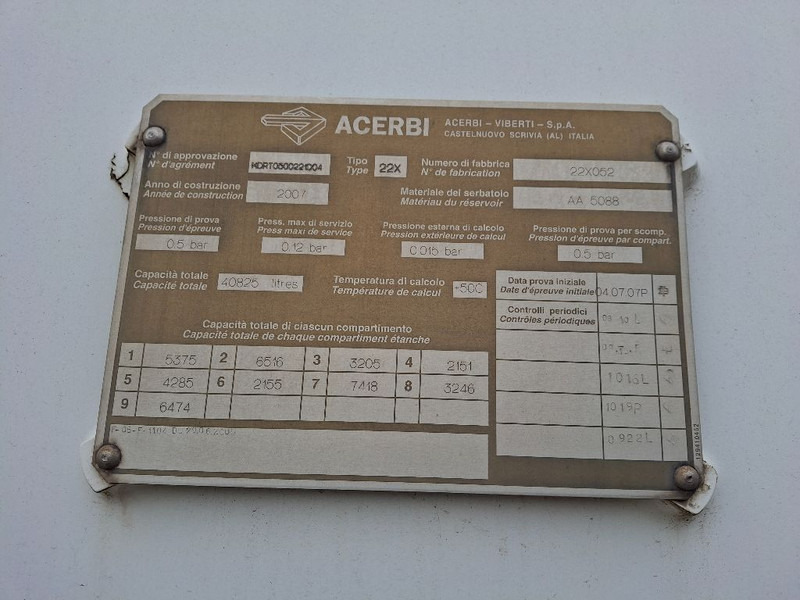 ACERBI ASO64003SP - Poluprikolica cisterna: slika 2 ACERBI ASO64003SP - Poluprikolica cisterna: slika 2