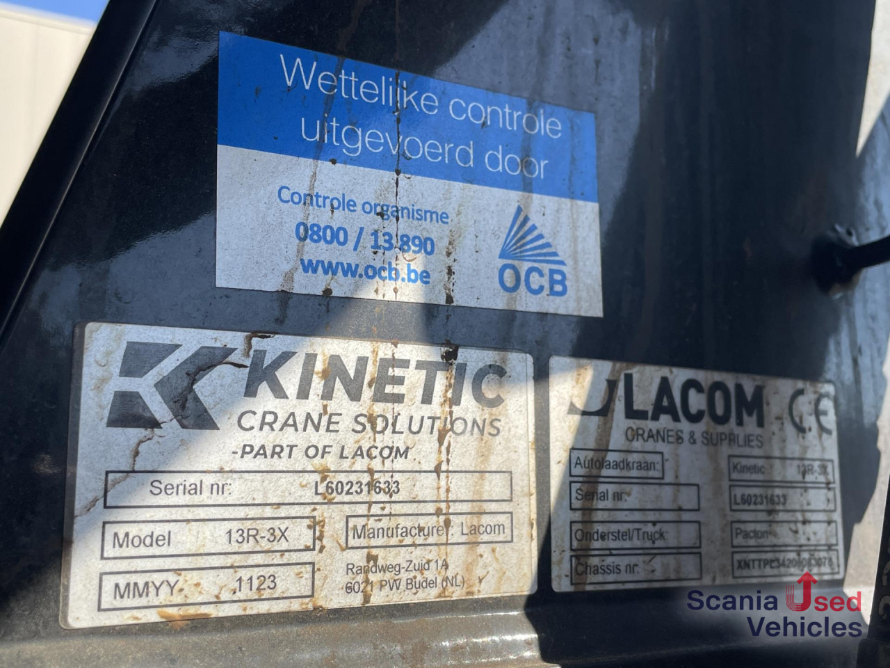 PACTON PACTON TPL.342 CB LIFT AXLE KINETIC 13R-3X CRANE - Plato prikolica: slika 5 PACTON PACTON TPL.342 CB LIFT AXLE KINETIC 13R-3X CRANE - Plato prikolica: slika 5
