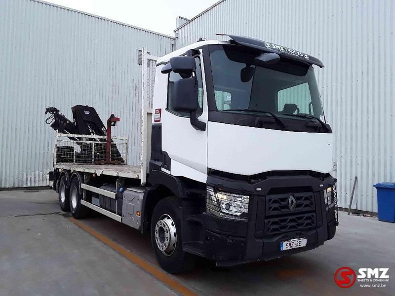 Renault C 380 hiab 188-3 remote - Kamion sa tovarnim sandukom, Kamion sa dizalicom: slika 1 Renault C 380 hiab 188-3 remote - Kamion sa tovarnim sandukom, Kamion sa dizalicom: slika 1