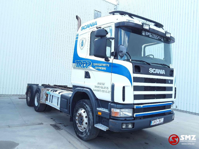 Scania 164 L 480 zijschade/side dammage - Kamion sa golom šasijom i zatvorenom kabinom: slika 1 Scania 164 L 480 zijschade/side dammage - Kamion sa golom šasijom i zatvorenom kabinom: slika 1