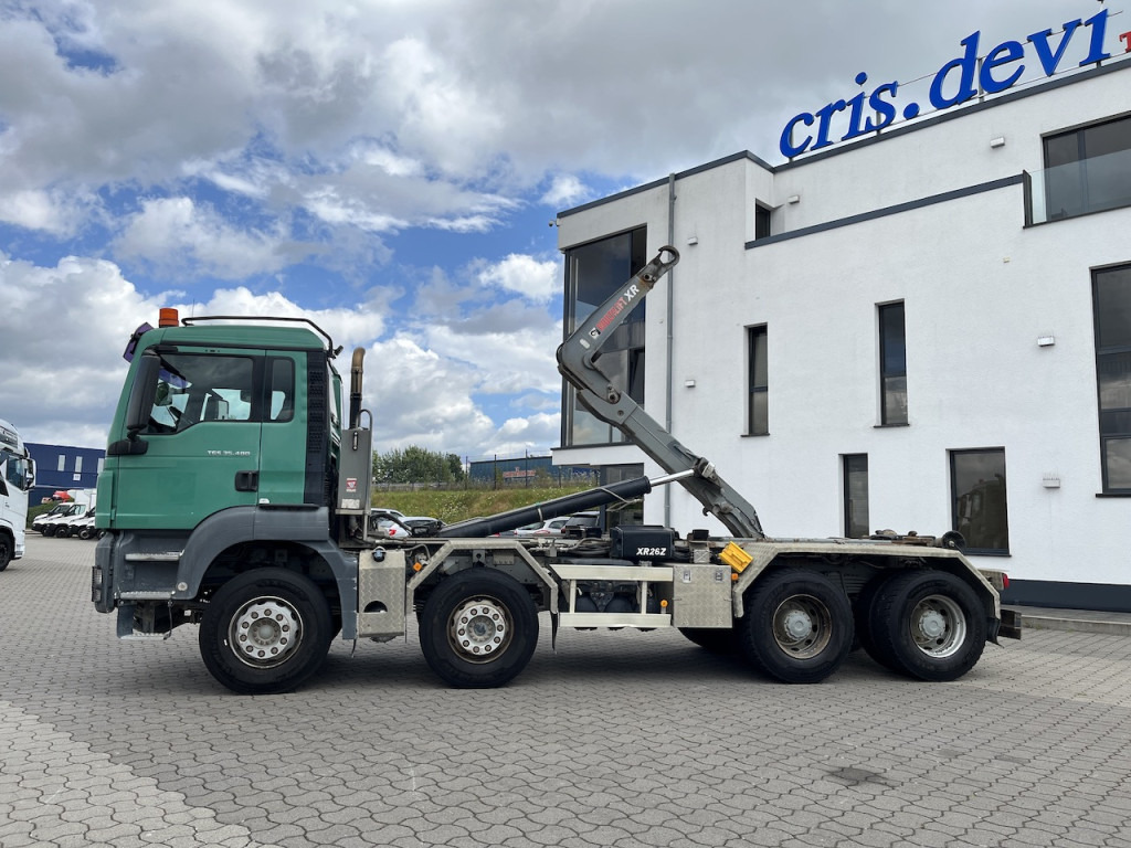MAN TGS 35.480 8x4 Abrollkipper Hiab Multilift AHK - Kamion sa hidrauličnom kukom: slika 5 MAN TGS 35.480 8x4 Abrollkipper Hiab Multilift AHK - Kamion sa hidrauličnom kukom: slika 5