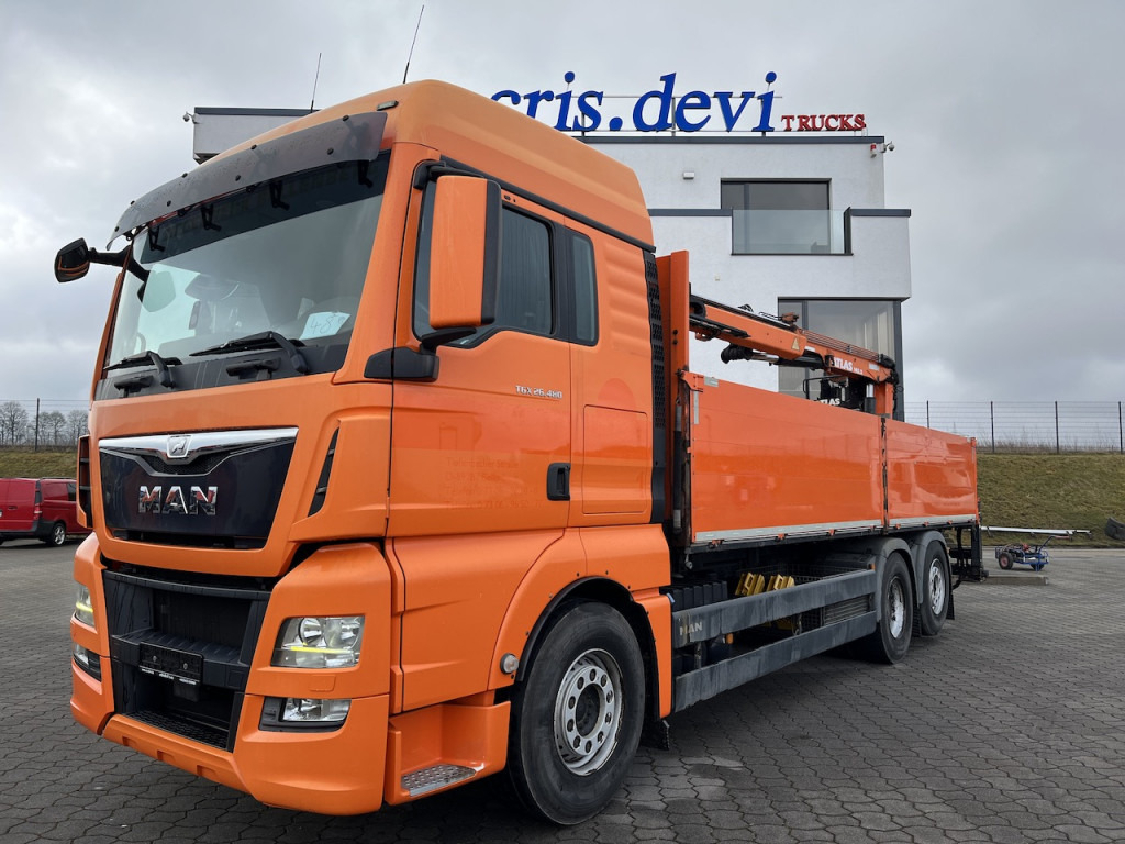 MAN TGX 26.480 6x2 Atlas 145.2 Baustoff - Kamion sa tovarnim sandukom, Kamion sa dizalicom: slika 1 MAN TGX 26.480 6x2 Atlas 145.2 Baustoff - Kamion sa tovarnim sandukom, Kamion sa dizalicom: slika 1