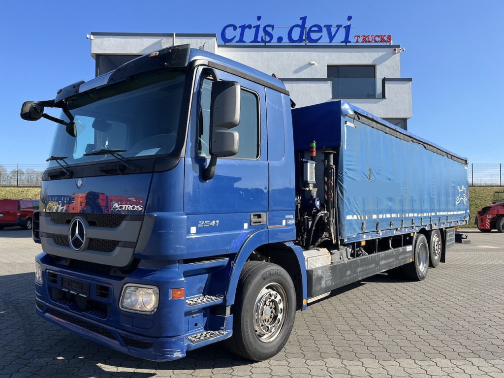 Mercedes-Benz 2541 6x2 Atlas 135.2E Pritsche 8,20 m - Kamion sa tovarnim sandukom, Kamion sa dizalicom: slika 1 Mercedes-Benz 2541 6x2 Atlas 135.2E Pritsche 8,20 m - Kamion sa tovarnim sandukom, Kamion sa dizalicom: slika 1