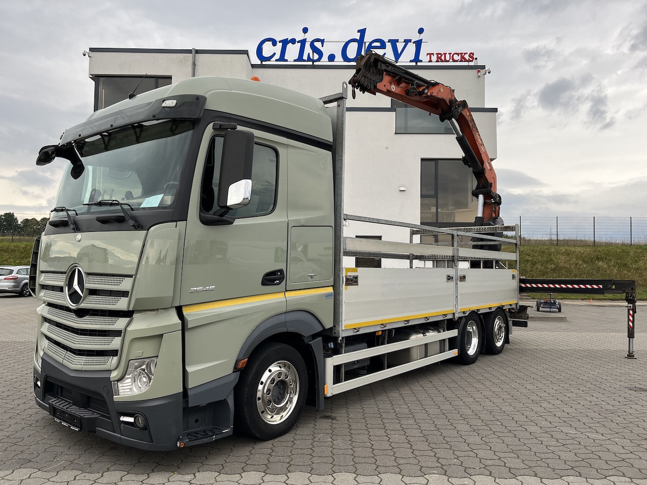 Mercedes-Benz Actros 2545 6x2 Atlas 265-A6 Lenk- Liftachse - Kamion sa tovarnim sandukom, Kamion sa dizalicom: slika 1 Mercedes-Benz Actros 2545 6x2 Atlas 265-A6 Lenk- Liftachse - Kamion sa tovarnim sandukom, Kamion sa dizalicom: slika 1