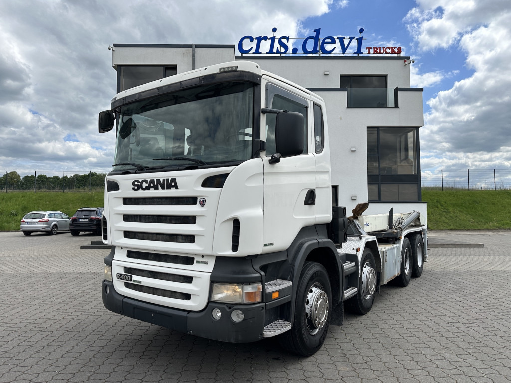 Scania R 400 8x4 Silosteller M Tec - Kamion sa hidrauličnom kukom: slika 1 Scania R 400 8x4 Silosteller M Tec - Kamion sa hidrauličnom kukom: slika 1