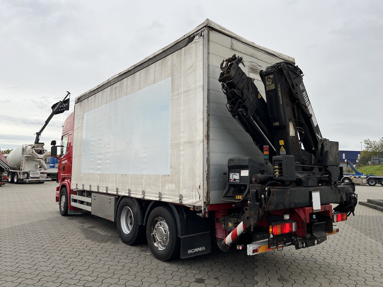 Kamion sa ceradom, Kamion sa dizalicom Scania R440 6x2  Hiab 166 E-5 HiDuo | AHK | Lenk-Lift A.: slika 9