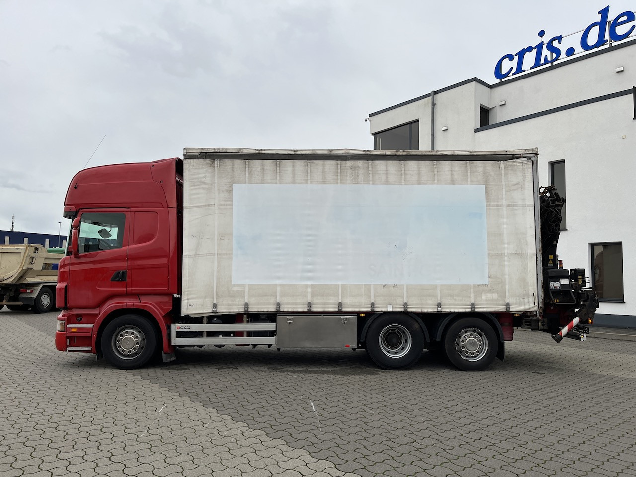 Kamion sa ceradom, Kamion sa dizalicom Scania R440 6x2  Hiab 166 E-5 HiDuo | AHK | Lenk-Lift A.: slika 8