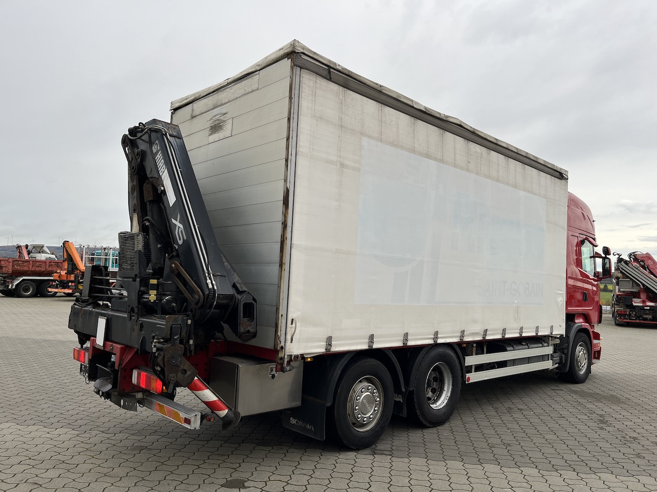 Kamion sa ceradom, Kamion sa dizalicom Scania R440 6x2  Hiab 166 E-5 HiDuo | AHK | Lenk-Lift A.: slika 11