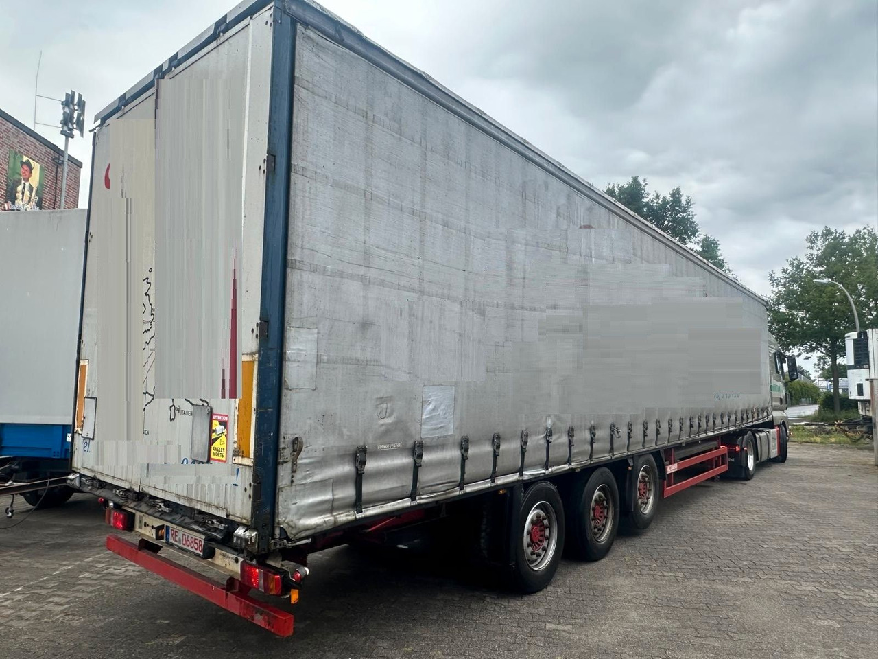 Krone SDP27 Profiliner Edscher XL , SAF Scheibenbre - Poluprikolica sa ceradom: slika 2 Krone SDP27 Profiliner Edscher XL , SAF Scheibenbre - Poluprikolica sa ceradom: slika 2