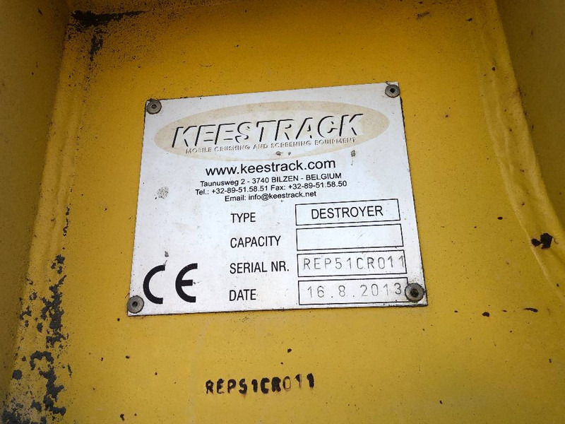 Keestrack Destroyer 1112 S (12005225) - Sito: slika 5 Keestrack Destroyer 1112 S (12005225) - Sito: slika 5