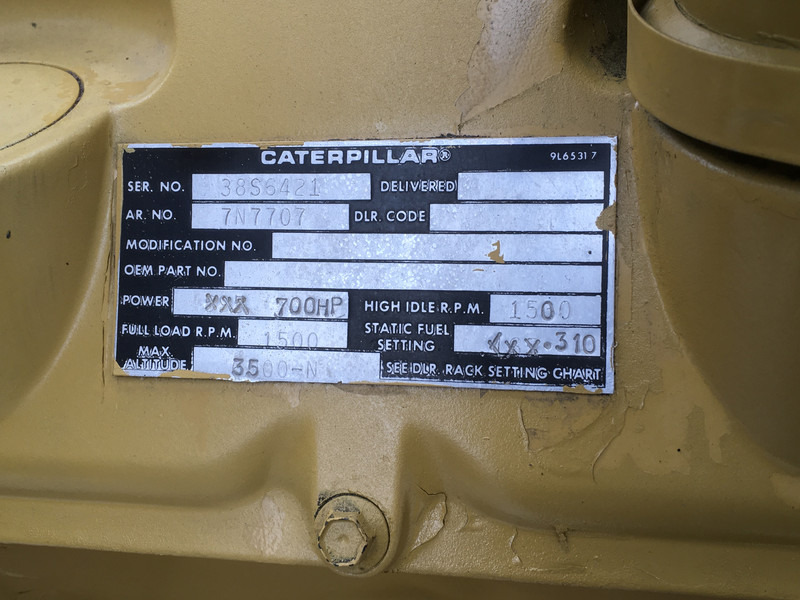 Caterpillar 3412 PC 38S GENERATOR 625KVA USED - Set generatora: slika 5 Caterpillar 3412 PC 38S GENERATOR 625KVA USED - Set generatora: slika 5