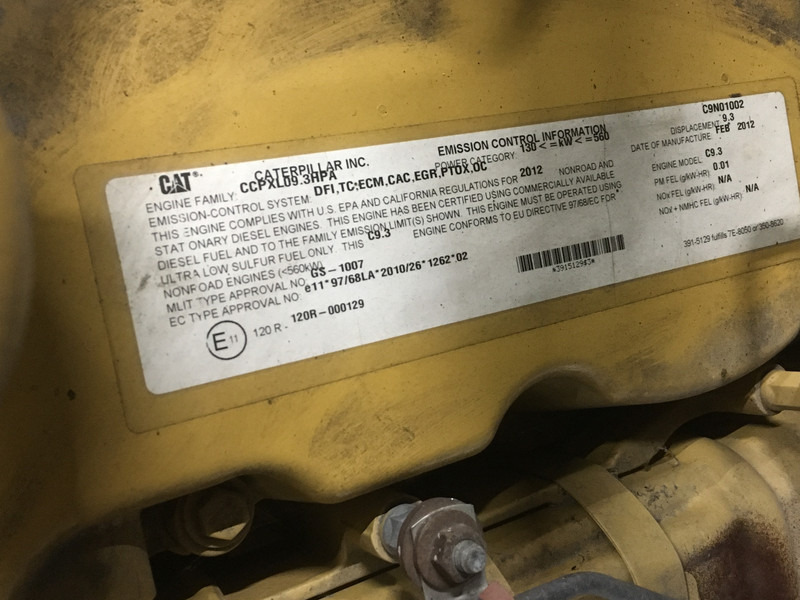 Caterpillar C9.3 C9N-3655969 USED - Građevinska mašina: slika 4 Caterpillar C9.3 C9N-3655969 USED - Građevinska mašina: slika 4
