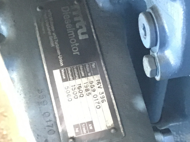 Set generatora MTU 16V396 GENERATOR AEG 1875KVA USED: slika 6