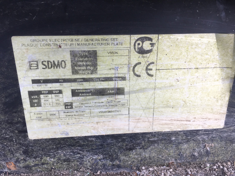 Volvo V550K GENERATOR 550KVA USED - Set generatora: slika 5 Volvo V550K GENERATOR 550KVA USED - Set generatora: slika 5