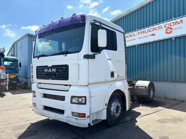 MAN TGA 18.410 BLS XL (6-CILINDERHEADS) (ZF16 MANUAL GEARBOX / ZF-INTARDER / P.T.O.) - Tegljač: slika 1 MAN TGA 18.410 BLS XL (6-CILINDERHEADS) (ZF16 MANUAL GEARBOX / ZF-INTARDER / P.T.O.) - Tegljač: slika 1