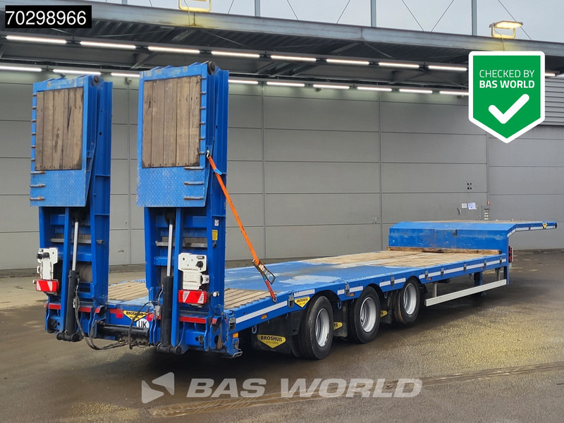 Broshuis 3ASD-18-30/0 Lift + Steering Axle Hydraulic Ramps - Niska poluprikolica za prevoz: slika 1 Broshuis 3ASD-18-30/0 Lift + Steering Axle Hydraulic Ramps - Niska poluprikolica za prevoz: slika 1
