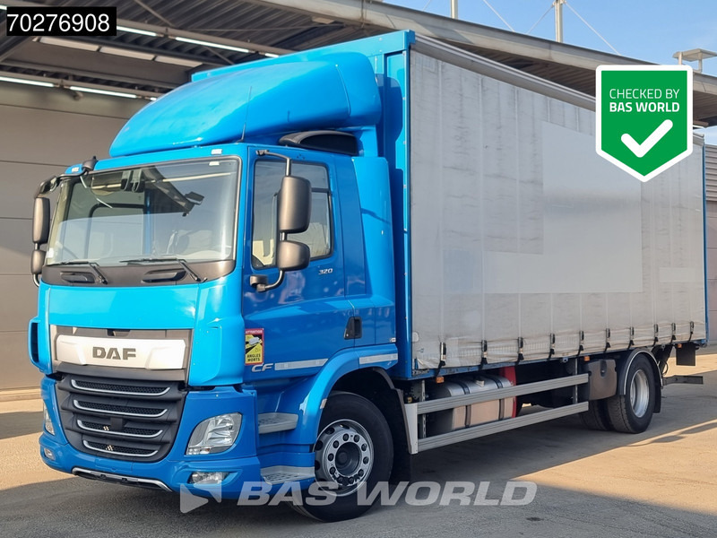 Kamion sa ceradom DAF CF 320 4X2 19tonner Automatic 2.500kg Tailgate ACC Euro 6: slika 1
