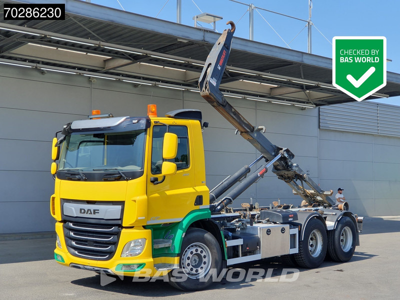 DAF CF 450 CF 6X2 HIAB 20ZL53 Hooklift LiftAxle Automatic 20 Tonnes ACC Euro 6 - Kamion sa hidrauličnom kukom: slika 1 DAF CF 450 CF 6X2 HIAB 20ZL53 Hooklift LiftAxle Automatic 20 Tonnes ACC Euro 6 - Kamion sa hidrauličnom kukom: slika 1