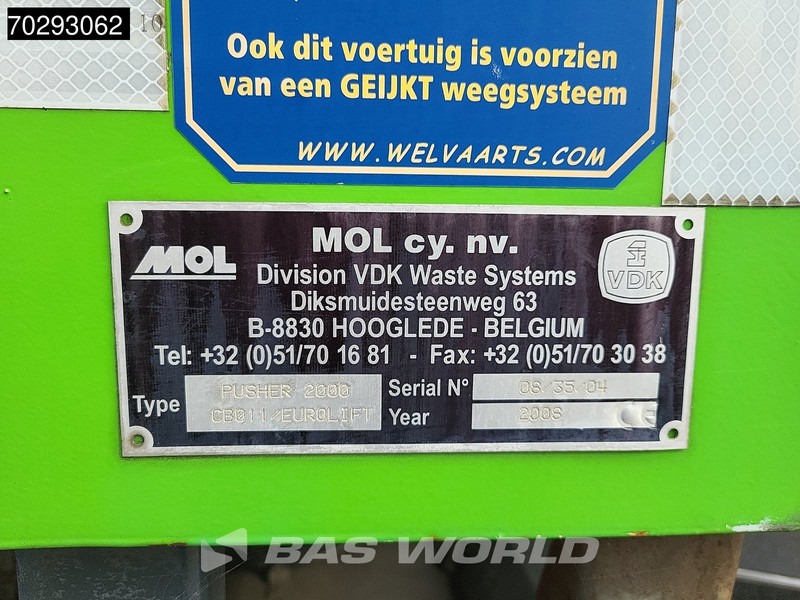 DAF CF75.250 6X2 NL-Truck Mol Pusher 2000 CB011/Eurolift Steering-Axle Euro 5 DAF CF75.250 6X2 NL-Truck Mol Pusher 2000 CB011/Eurolift Steering-Axle Euro 5: slika 10