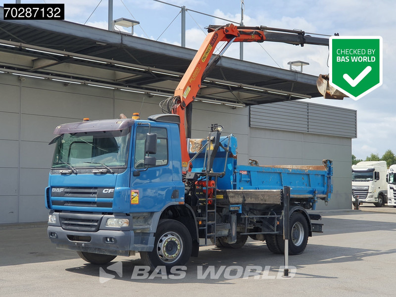 DAF CF75.310 4X2 Manual Big-Axle Steelsuspension Palfinger Euro 3 - Istovarivač, Kamion sa dizalicom: slika 1 DAF CF75.310 4X2 Manual Big-Axle Steelsuspension Palfinger Euro 3 - Istovarivač, Kamion sa dizalicom: slika 1