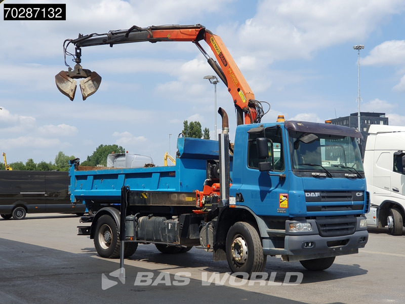 DAF CF75.310 4X2 Palfinger PK12000 Kran Crane 7m3 tipper Big-Axle Steelsuspension Euro 3 - Istovarivač, Kamion sa dizalicom: slika 3 DAF CF75.310 4X2 Palfinger PK12000 Kran Crane 7m3 tipper Big-Axle Steelsuspension Euro 3 - Istovarivač, Kamion sa dizalicom: slika 3