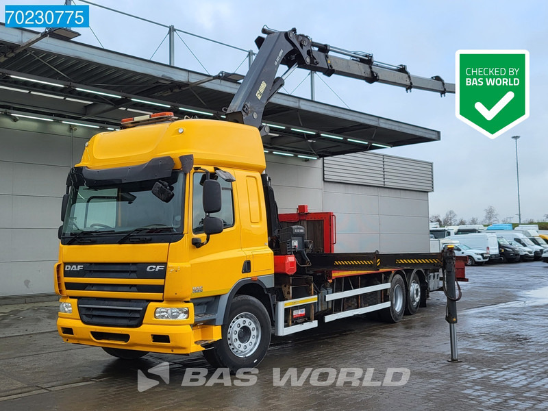 DAF CF75.310 6X2 RHD Manual Hiab 322EP-4 Hiduo Kran Crane Euro 5 - Kamion sa tovarnim sandukom, Kamion sa dizalicom: slika 1 DAF CF75.310 6X2 RHD Manual Hiab 322EP-4 Hiduo Kran Crane Euro 5 - Kamion sa tovarnim sandukom, Kamion sa dizalicom: slika 1