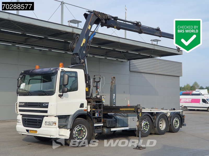 DAF CF85.360 8X2 NL-Truck HIAB 211 E-3 Hipro Crane + Hooklift Lift+steering Axle Automatic Euro 5 - Kamion sa hidrauličnom kukom, Kamion sa dizalicom: slika 1 DAF CF85.360 8X2 NL-Truck HIAB 211 E-3 Hipro Crane + Hooklift Lift+steering Axle Automatic Euro 5 - Kamion sa hidrauličnom kukom, Kamion sa dizalicom: slika 1