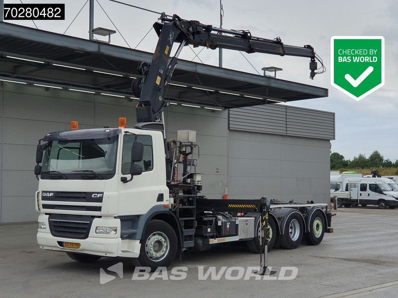 DAF CF85.360 8X2 NL-Truck Hiab 211 E-3 Hipro Kran 21tons Multilift Lift+steering Euro 5 - Kamion sa hidrauličnom kukom, Kamion sa dizalicom: slika 1 DAF CF85.360 8X2 NL-Truck Hiab 211 E-3 Hipro Kran 21tons Multilift Lift+steering Euro 5 - Kamion sa hidrauličnom kukom, Kamion sa dizalicom: slika 1