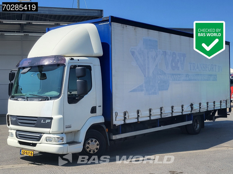 DAF LF45.220 LF 4X2 12tons NL-Truck 1500kg Ladebordwand Automatic EEV - Kamion sa ceradom: slika 1 DAF LF45.220 LF 4X2 12tons NL-Truck 1500kg Ladebordwand Automatic EEV - Kamion sa ceradom: slika 1