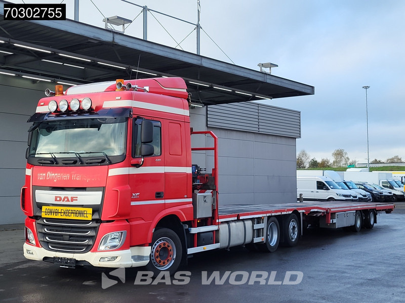 DAF XF 440 XF 6X2 NL-Truck Transporter APK HMF 900-K2 crane Winch Lift-Lenkachse Euro 6 - Kamion sa tovarnim sandukom, Kamion sa dizalicom: slika 5 DAF XF 440 XF 6X2 NL-Truck Transporter APK HMF 900-K2 crane Winch Lift-Lenkachse Euro 6 - Kamion sa tovarnim sandukom, Kamion sa dizalicom: slika 5