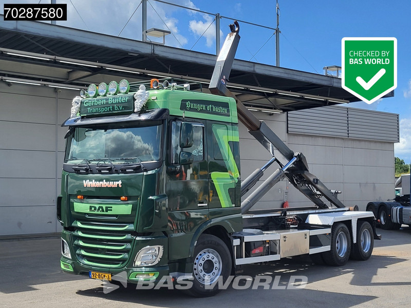 DAF XF 460 XF 6X2 NL-Truck VDL S-25-6400 Hooklift Liftaxle Manual Navi ACC Euro 6 - Kamion sa hidrauličnom kukom: slika 1 DAF XF 460 XF 6X2 NL-Truck VDL S-25-6400 Hooklift Liftaxle Manual Navi ACC Euro 6 - Kamion sa hidrauličnom kukom: slika 1