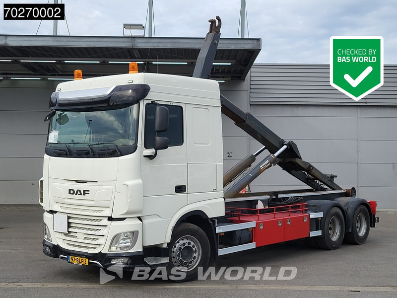 DAF XF 480 6X2 NL-Truck VDL S25-6400 Lift-Axle Automatic ACC Euro 6 - Kamion sa hidrauličnom kukom: slika 1 DAF XF 480 6X2 NL-Truck VDL S25-6400 Lift-Axle Automatic ACC Euro 6 - Kamion sa hidrauličnom kukom: slika 1