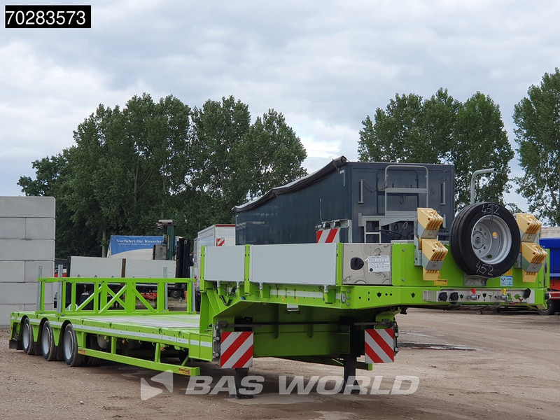 Faymonville F-S43-1AAF 3 axles Extendable Twistlocks 3x Hydraulic Steering Galvanised - Niska poluprikolica za prevoz: slika 5 Faymonville F-S43-1AAF 3 axles Extendable Twistlocks 3x Hydraulic Steering Galvanised - Niska poluprikolica za prevoz: slika 5