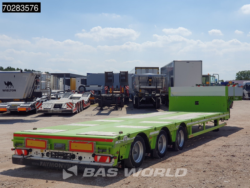 Faymonville F-S43-1AAF 3 axles Extendable Twistlocks 3x Hydraulic Steering Galvanised - Niska poluprikolica za prevoz: slika 5 Faymonville F-S43-1AAF 3 axles Extendable Twistlocks 3x Hydraulic Steering Galvanised - Niska poluprikolica za prevoz: slika 5