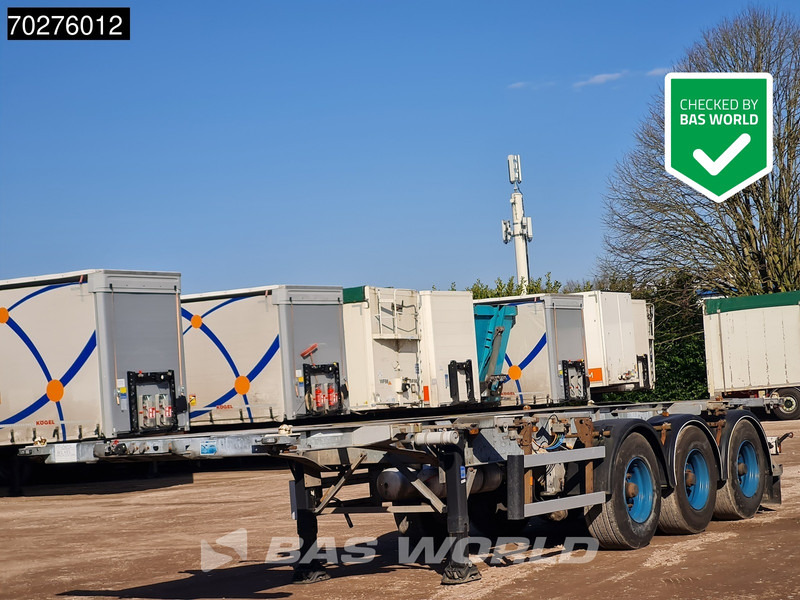 Groenewegen 30CC-14-27 Liftachse NL-Trailer 20ft. 30ft. - Poluprikolica za prevoz kontejnera/ Poluprikolica sa promenjivim sandukom: slika 1 Groenewegen 30CC-14-27 Liftachse NL-Trailer 20ft. 30ft. - Poluprikolica za prevoz kontejnera/ Poluprikolica sa promenjivim sandukom: slika 1
