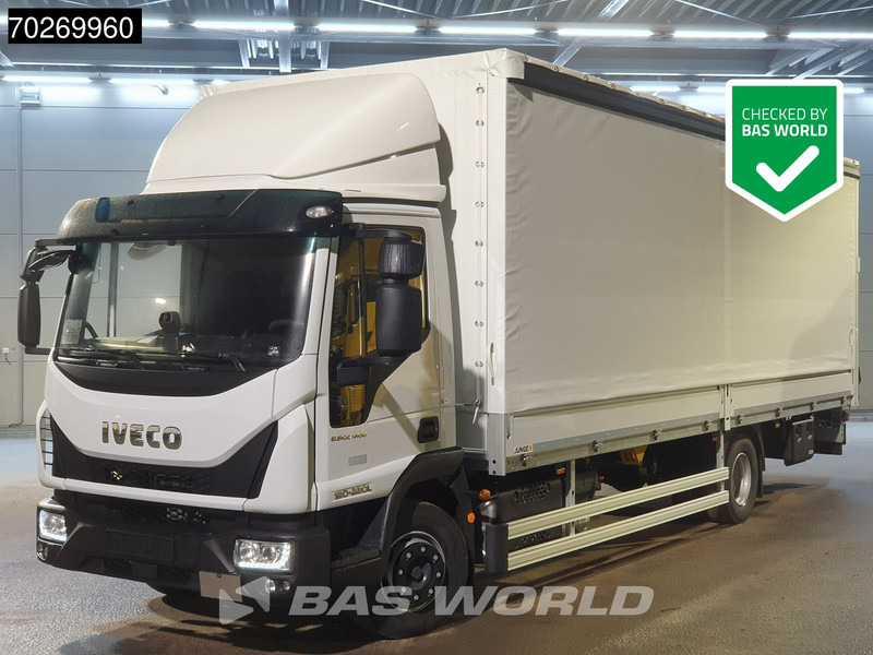 Iveco Eurocargo 120LE220 4X2 12T Automatic Ladebordwand Junge Euro 6 - Kamion sa ceradom: slika 1 Iveco Eurocargo 120LE220 4X2 12T Automatic Ladebordwand Junge Euro 6 - Kamion sa ceradom: slika 1