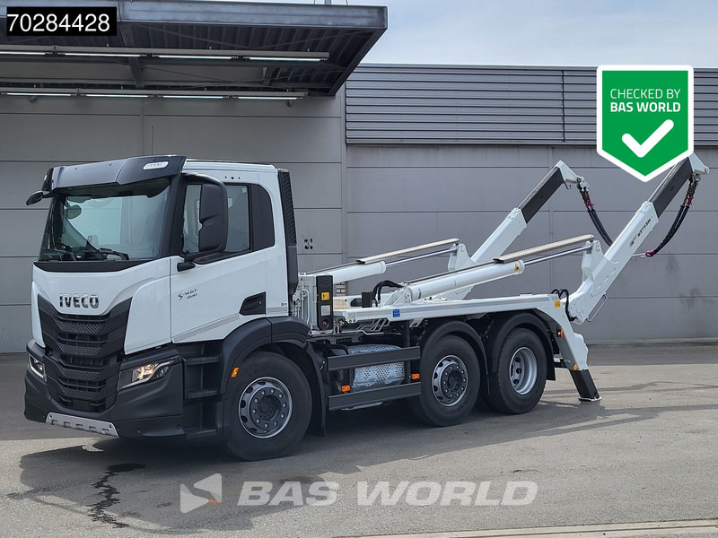 Iveco S-Way 400 6X2 NEW! Meiller AK 16MT Retarder Steering axle ACC Euro 6 - Kamion za utovaranje kontejnera: slika 1 Iveco S-Way 400 6X2 NEW! Meiller AK 16MT Retarder Steering axle ACC Euro 6 - Kamion za utovaranje kontejnera: slika 1